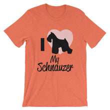 I Love My Schnauzer t-shirt