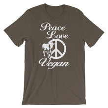 Peace Love Vegan t-shirt