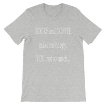 Books and Coffee t-shirt