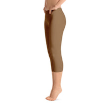 Brown Capri Leggings