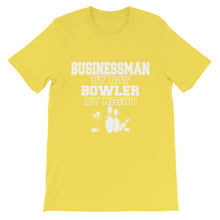 Businessman by day  Bowler by night t-shirt