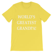 World's Greatest Grandpa t-shirt