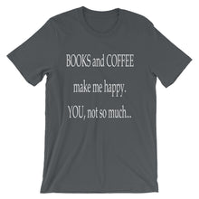 Books and Coffee t-shirt