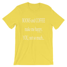 Books and Coffee t-shirt