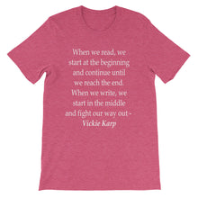 When we write t-shirt
