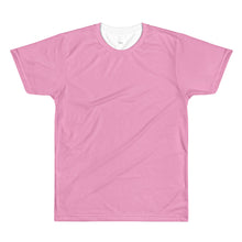 Pink men’s crewneck t-shirt