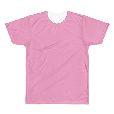 Pink men’s crewneck t-shirt