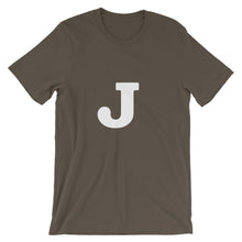 J Short-Sleeve Unisex T-Shirt