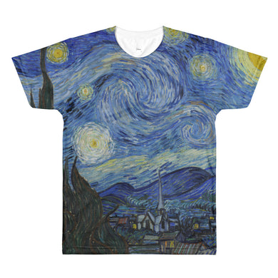 Starry Night Sublimation men’s crewneck t-shirt