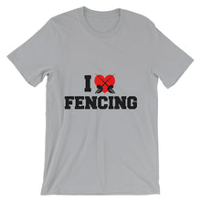 I Love Fencing t-shirt