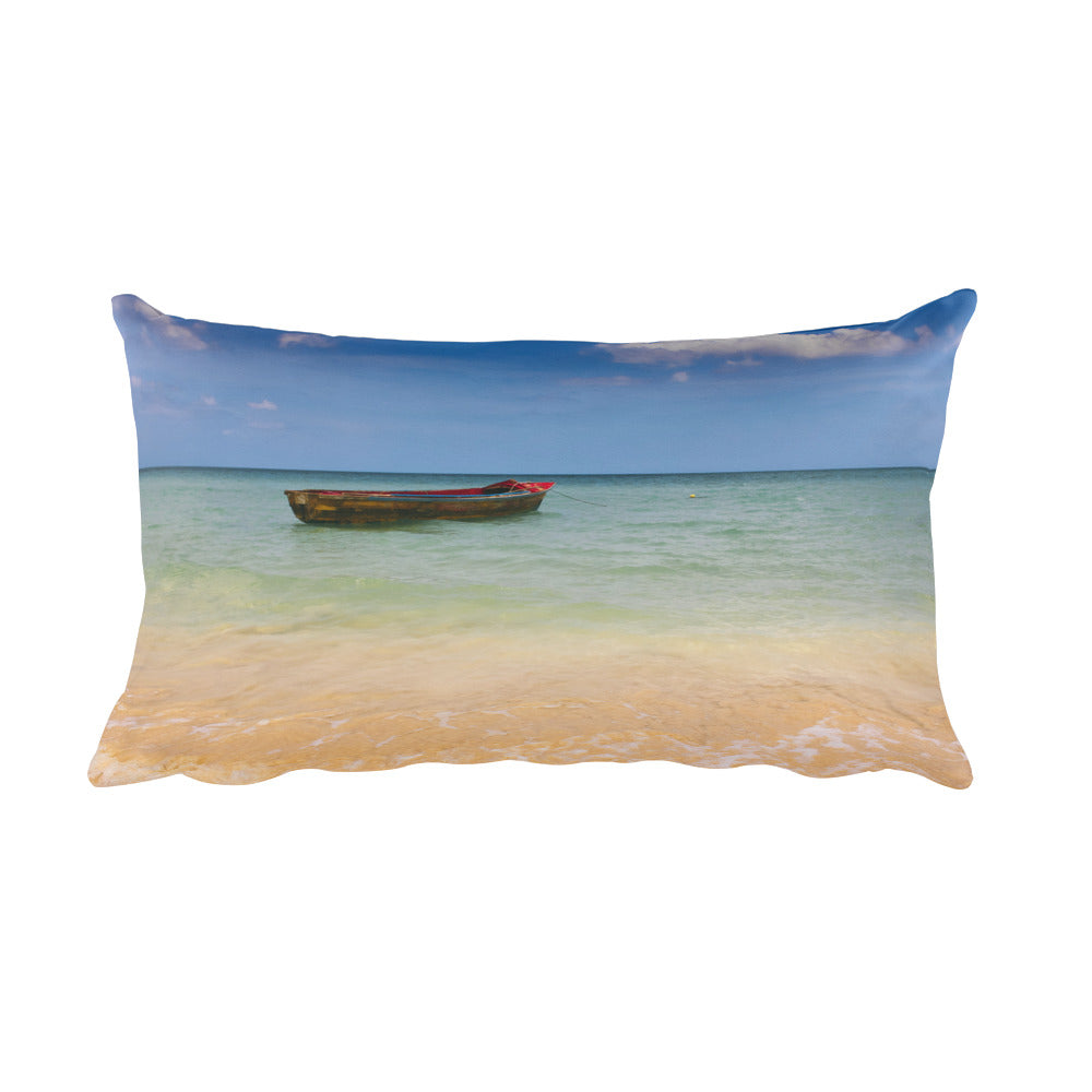 Boat on the Water Pillow