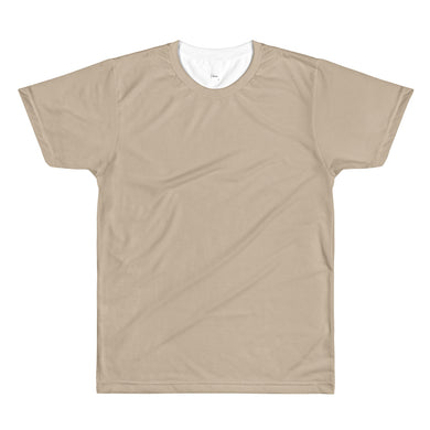 Tan men’s crewneck t-shirt