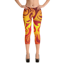 Pattern Capri Leggings