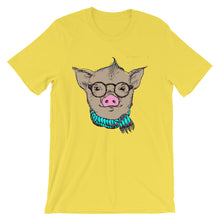 Hipster Pig Short-Sleeve Unisex T-Shirt