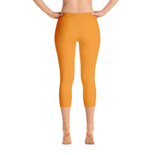 Orange Capri Leggings