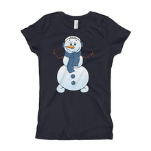 Girl's T-Shirt - Snowman.