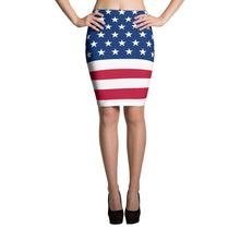 American Flag Pencil Skirt