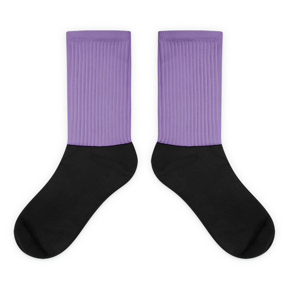 Violet foot socks