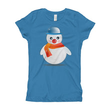 Girl's T-Shirt - Snowman.