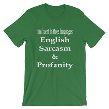 English, Sarcasm, and Profanity