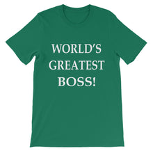 World's Greatest Boss t-shirt