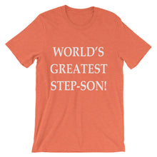 World's Greatest Step-Son t-shirt