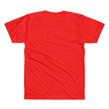 Red men’s crewneck t-shirt