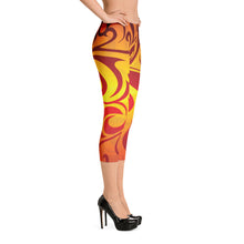 Pattern Capri Leggings