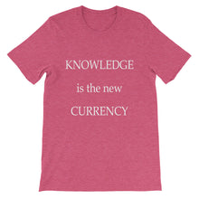 Knowledge is the new currency t-shirt