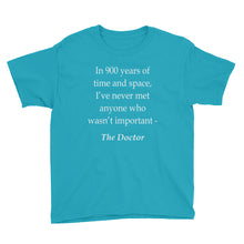 I've Never Met Anyone Who Wasn't Important Youth Short Sleeve T-Shirt