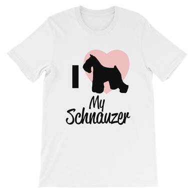 I Love My Schnauzer t-shirt