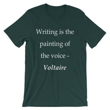 Writing is the painting of the voice t-shirt