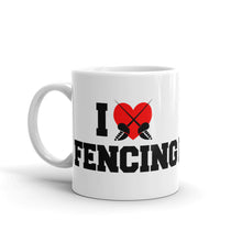 I Love Fencing Mug