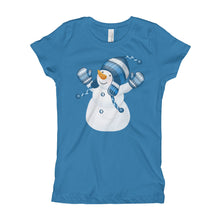 Girl's T-Shirt - Snowman.