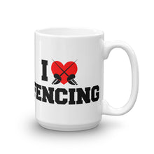 I Love Fencing Mug