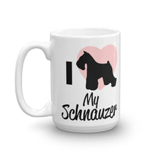 I Love My Schnauzer Mug