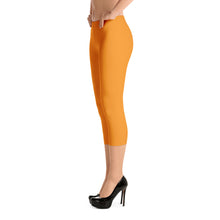 Orange Capri Leggings