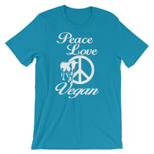 Peace Love Vegan t-shirt