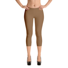 Brown Capri Leggings