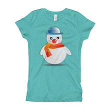 Girl's T-Shirt - Snowman.