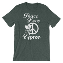 Peace Love Vegan t-shirt