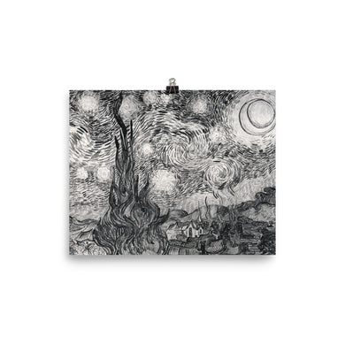 Vincent Van Gogh - Starry Night Drawing