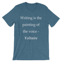 Writing is the painting of the voice t-shirt