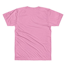 Pink men’s crewneck t-shirt