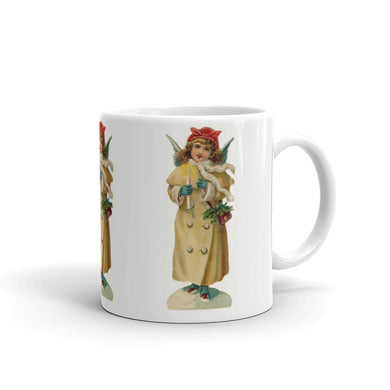 Vintage Christmas Angel Mug