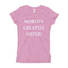 Girl's T-Shirt - World's Greatest Sister