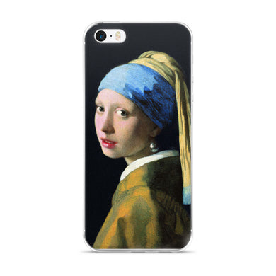 Girl with a pear earring iPhone 5/5s/Se, 6/6s, 6/6s Plus Case