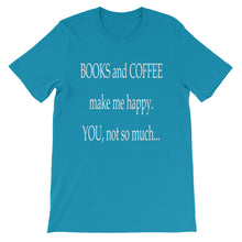 Books and Coffee t-shirt