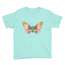 Vintage Butterfly Youth Short Sleeve T-Shirt