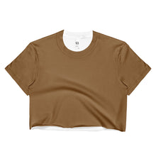 Brown Ladies Crop Top